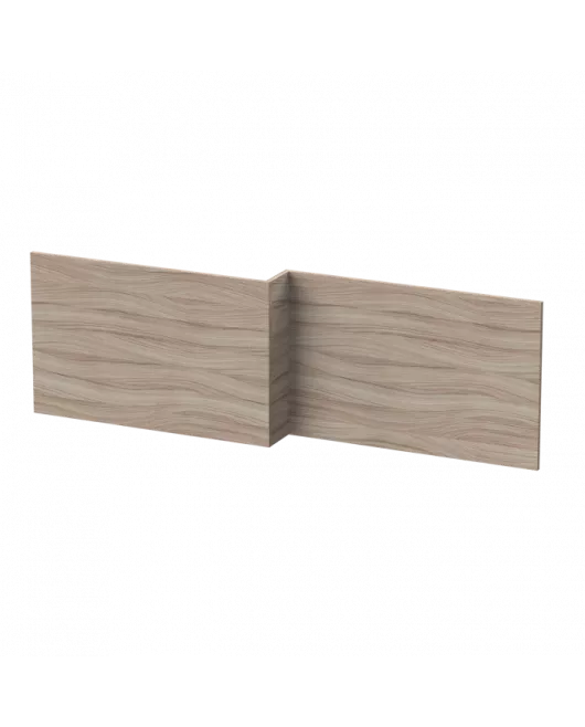 APS7778 1700mm Square Shower Bath Front Panel Driftwood