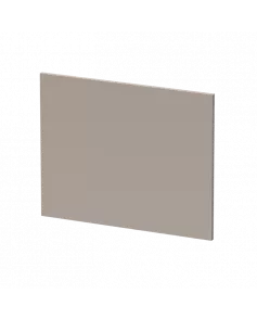 APS7779 Square Shower Bath End Panel Stone Grey
