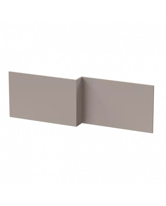 APS7780 1700mm Square Shower Bath Front Panel Stone Grey
