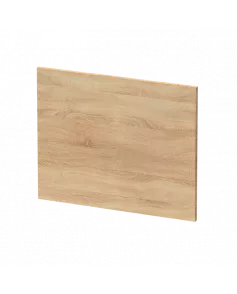 APS7781 Square Shower Bath End Panel Natural Oak