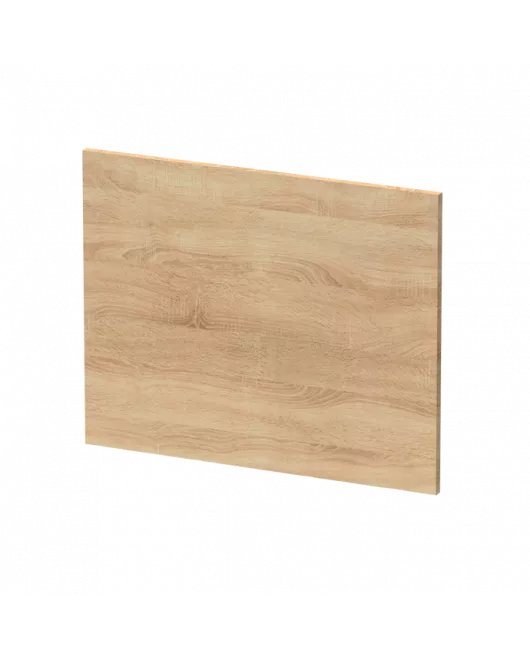 APS7781 Square Shower Bath End Panel Natural Oak