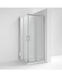 APS7821 Pacific 800mm Corner Entry Enclosure Polished Chrome