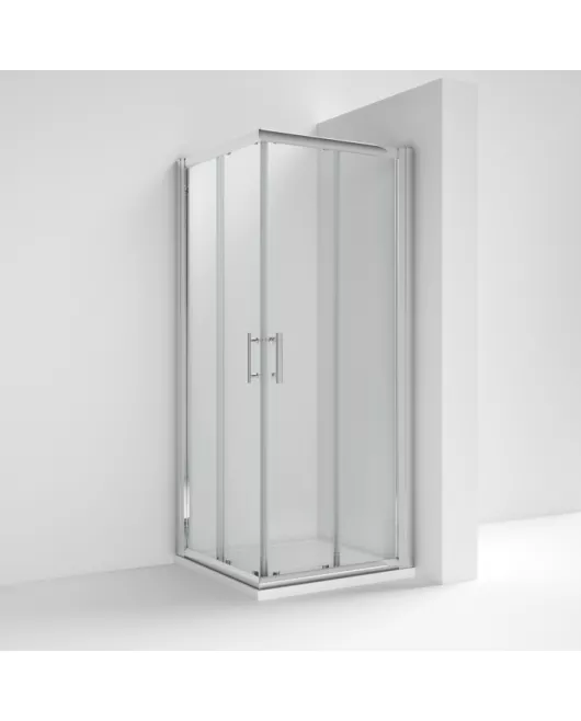 APS7821 Pacific 800mm Corner Entry Enclosure Polished Chrome