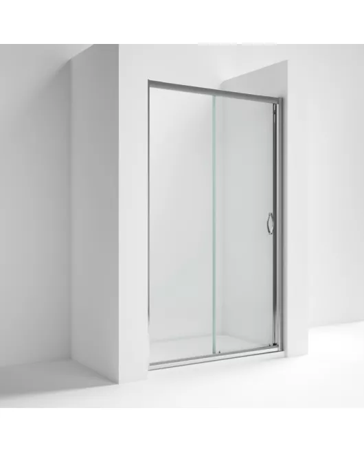 APS7869 Ella 1200mm Sliding Door Satin Chrome