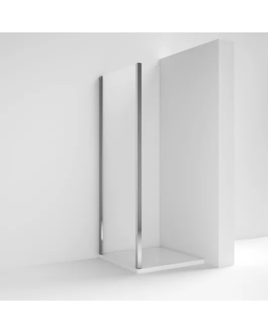 APS7872 Ella 800mm Side Panel Satin Chrome
