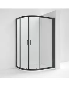 APS7887 1000mm Offset Quadrant Enclosure Matt Black