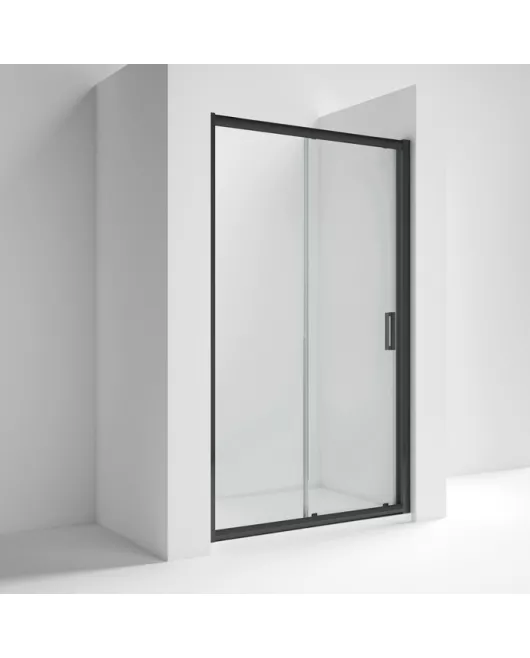 APS7892 1200mm Black Profile Sliding Door Matt Black