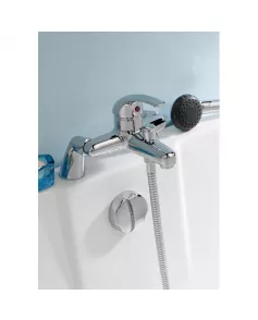 APS8043 Deck Mounted Bath Shower Mixer Chrome