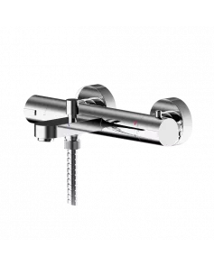APS8102 Wall Mounted Thermostatic Bath Shower Mixer Chrome