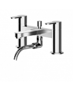 APS8105 Deck Mounted Bath Shower Mixer With Kit Chrome