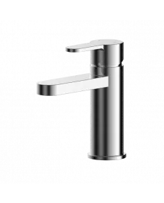 APS8111 Mini Basin Mixer With Push Button Waste Chrome