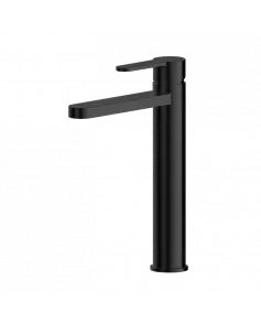 APS8126 High-Rise Mono Basin Mixer (No Waste) Matt Black