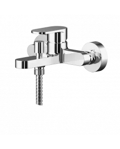 APS8159 Wall Mounted Bath Shower Mixer With Kit Chrome