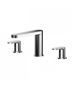 APS8163 Deck Mounted 3 Tap Hole Bath Filler Chrome