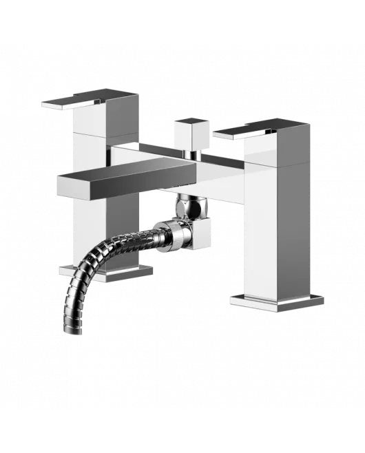 APS8182 Deck Mounted Bath Shower Mixer With Kit Chrome