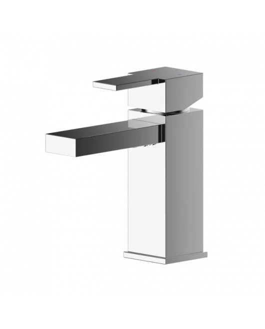 APS8187 Mini Basin Mixer With Push Button Waste Chrome