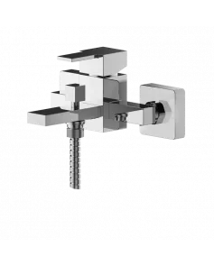 APS8188 Wall Mounted Bath Shower Mixer With Kit Chrome