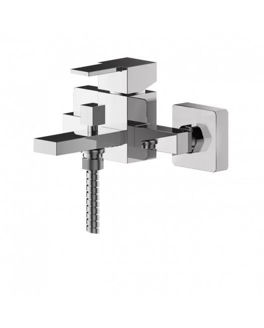 APS8188 Wall Mounted Bath Shower Mixer With Kit Chrome