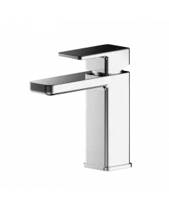 APS8217 Mini Basin Mixer With Push Button Waste Chrome