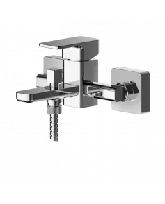 APS8218 Wall Mounted Bath Shower Mixer With Kit Chrome