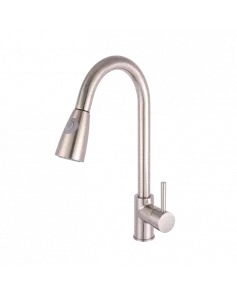 APS8272 Pull-out Mixer Tap Brushed Steel