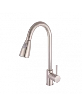 APS8272 Pull-out Mixer Tap Brushed Steel