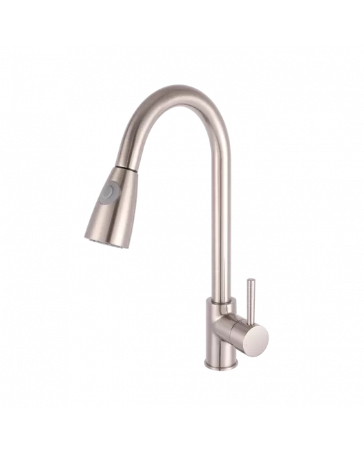 APS8272 Pull-out Mixer Tap Brushed Steel