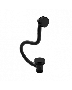 APS8376 Click Clack Bath Waste With Easyclean Removable Grid Matt Black