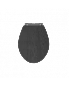 APS8406 Carlton Toilet Seat Royal Grey Woodgrain