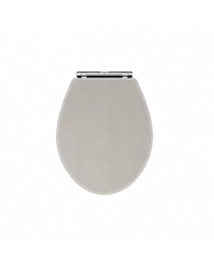 APS8408 Carlton Toilet Seat Stone Grey Woodgrain