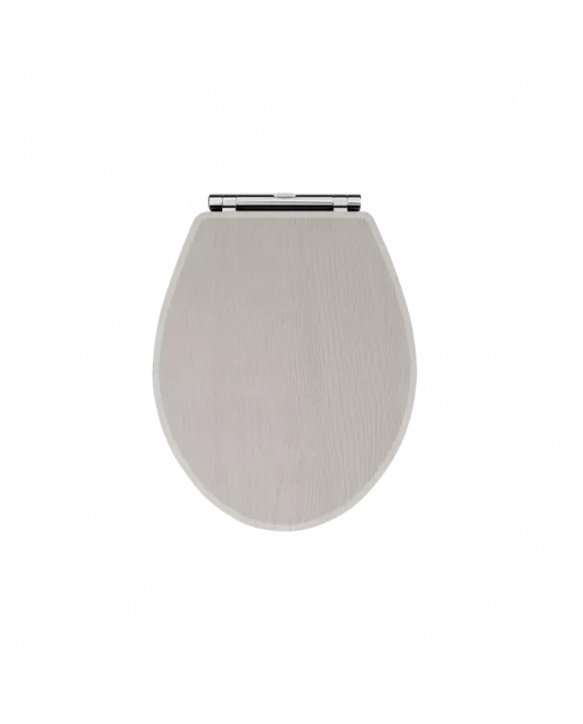 APS8408 Carlton Toilet Seat Stone Grey Woodgrain