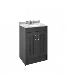 APS8468 600 2-Door F/S Unit with Marble Top 3TH Royal Grey/Grey