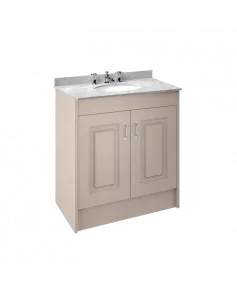 APS8473 800 2-Door F/S Unit with Marble Top 3TH Stone Grey/Grey