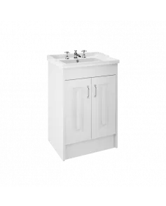 APS8481 600 2-Door F/S Unit with Basin 3TH White Ash/White