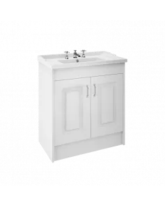 APS8484 800 2-Door F/S Unit with Basin 3TH White Ash/White
