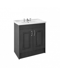 APS8486 800 2-Door F/S Unit with Basin 3TH Royal Grey/White