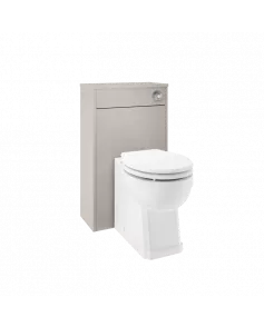 APS8490 500mm WC Unit Stone Grey Woodgrain