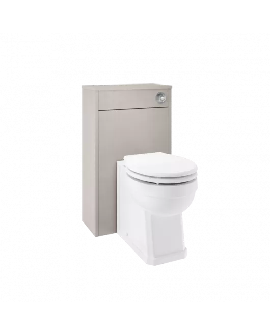 APS8490 500mm WC Unit Stone Grey Woodgrain