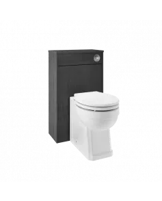 APS8492 500mm WC Unit Royal Grey Woodgrain