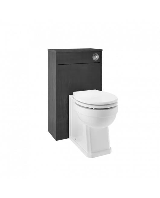 APS8492 500mm WC Unit Royal Grey Woodgrain