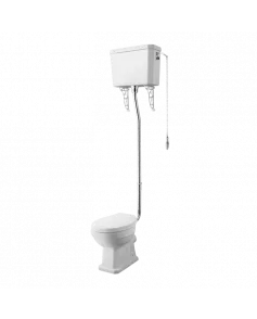 APS8516 High Level Pan, Cistern & Flush Pipe Kit White