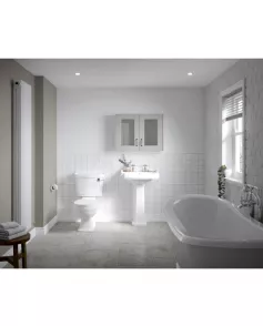 APS8520 Legend 580mm 2 TH Basin & Pedestal White