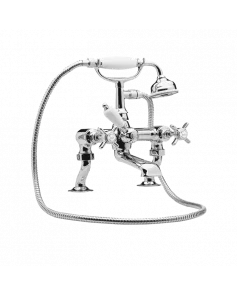 APS8543 Luxury 3/4 Cranked Bath Shower Mixer Chrome