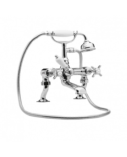 APS8543 Luxury 3/4 Cranked Bath Shower Mixer Chrome