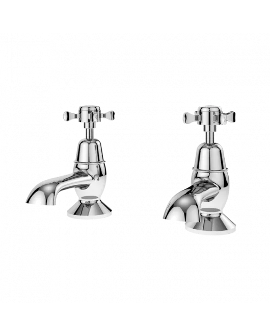 APS8570 Selby Crosshead Bath Taps Chrome