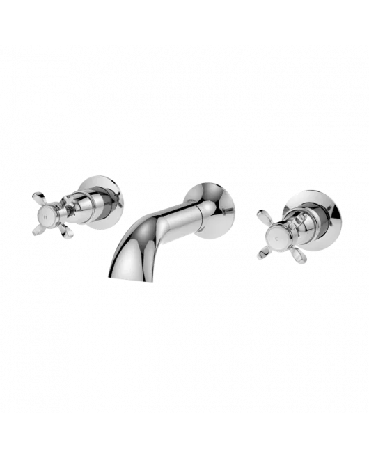 APS8573 Selby Crosshead W/M 3TH Bath Filler Chrome