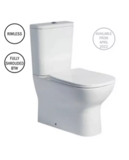APS8591 Plumb Essentials Rimless CC Pan White