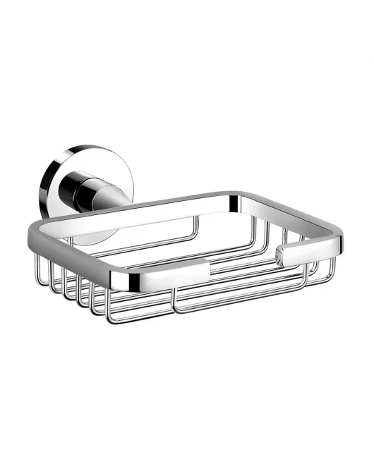 APS8608 Manhattan Delta Chrome Soap Basket Chrome