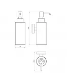 APS8643 Delta Soap Dispenser Chrome