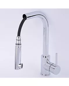 APS8657 Pull Out Spray Kitchen Mixer Tap Chrome